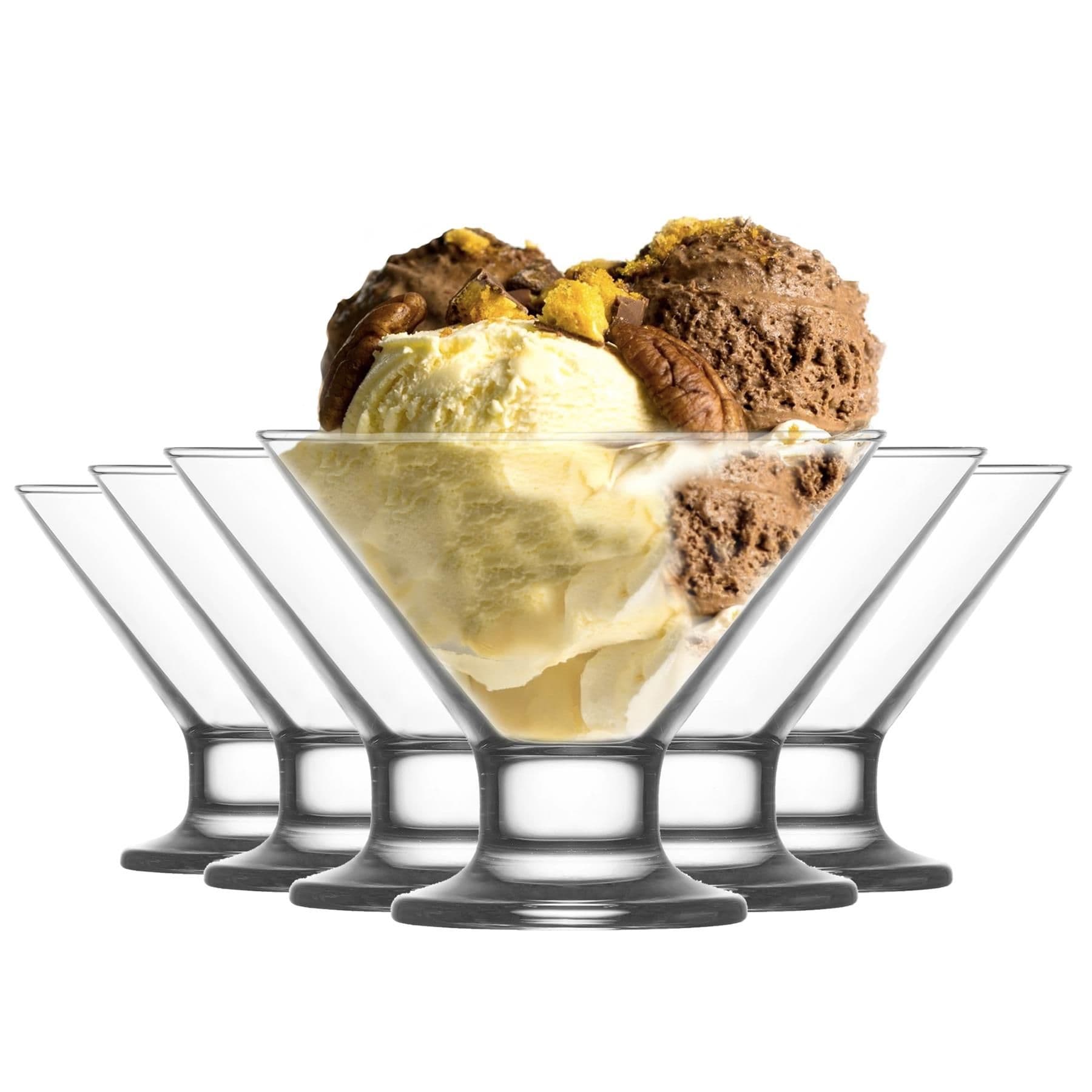 Crema Glass Ice Cream Bowls 11cm Pack of 12