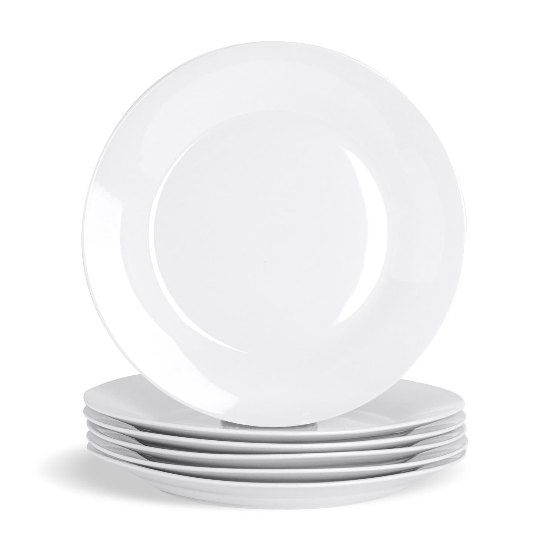Classic White Dinner Plates 30cm Pack of 6