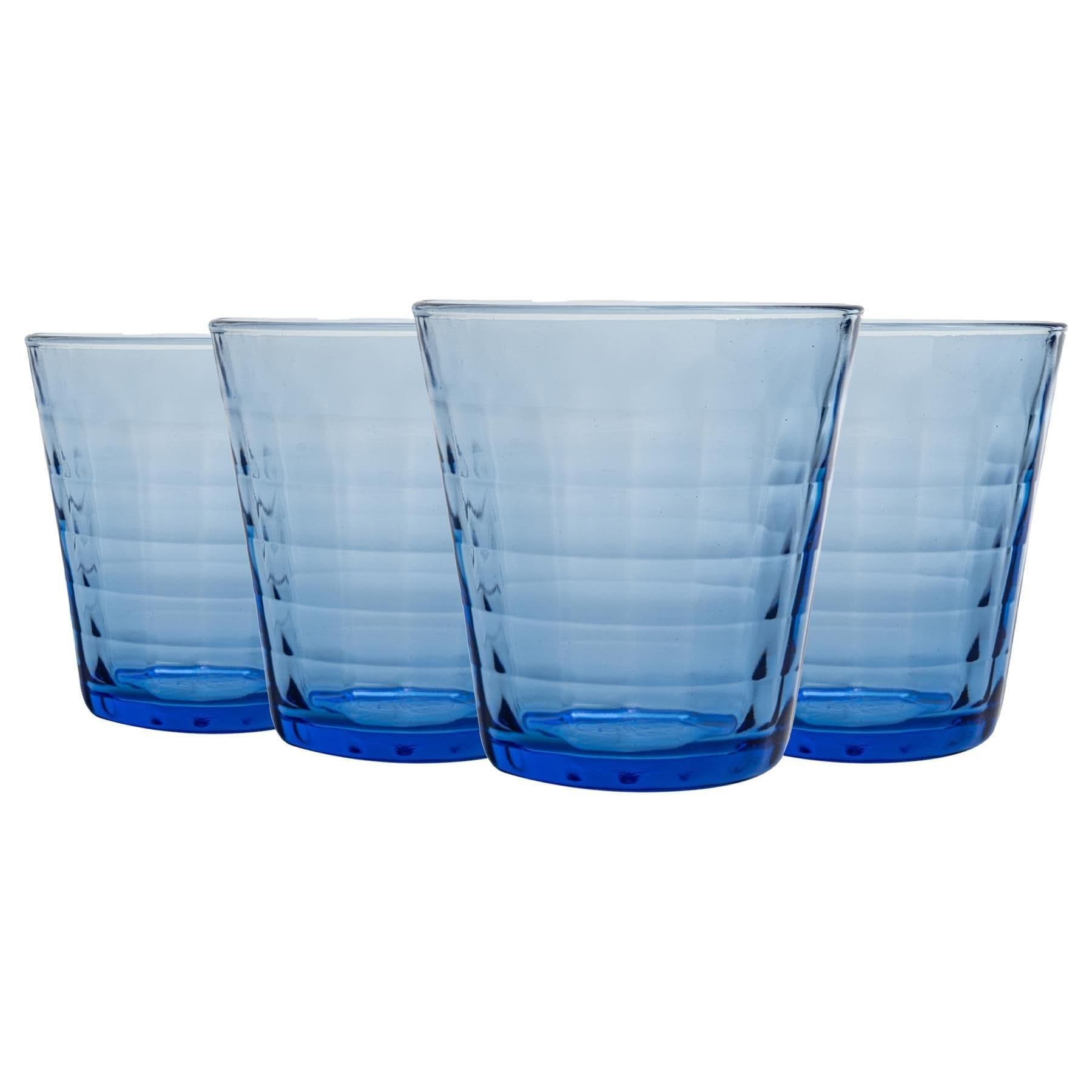 Prisme Drinking Glasses - 275ml - Blue - Pack of 8