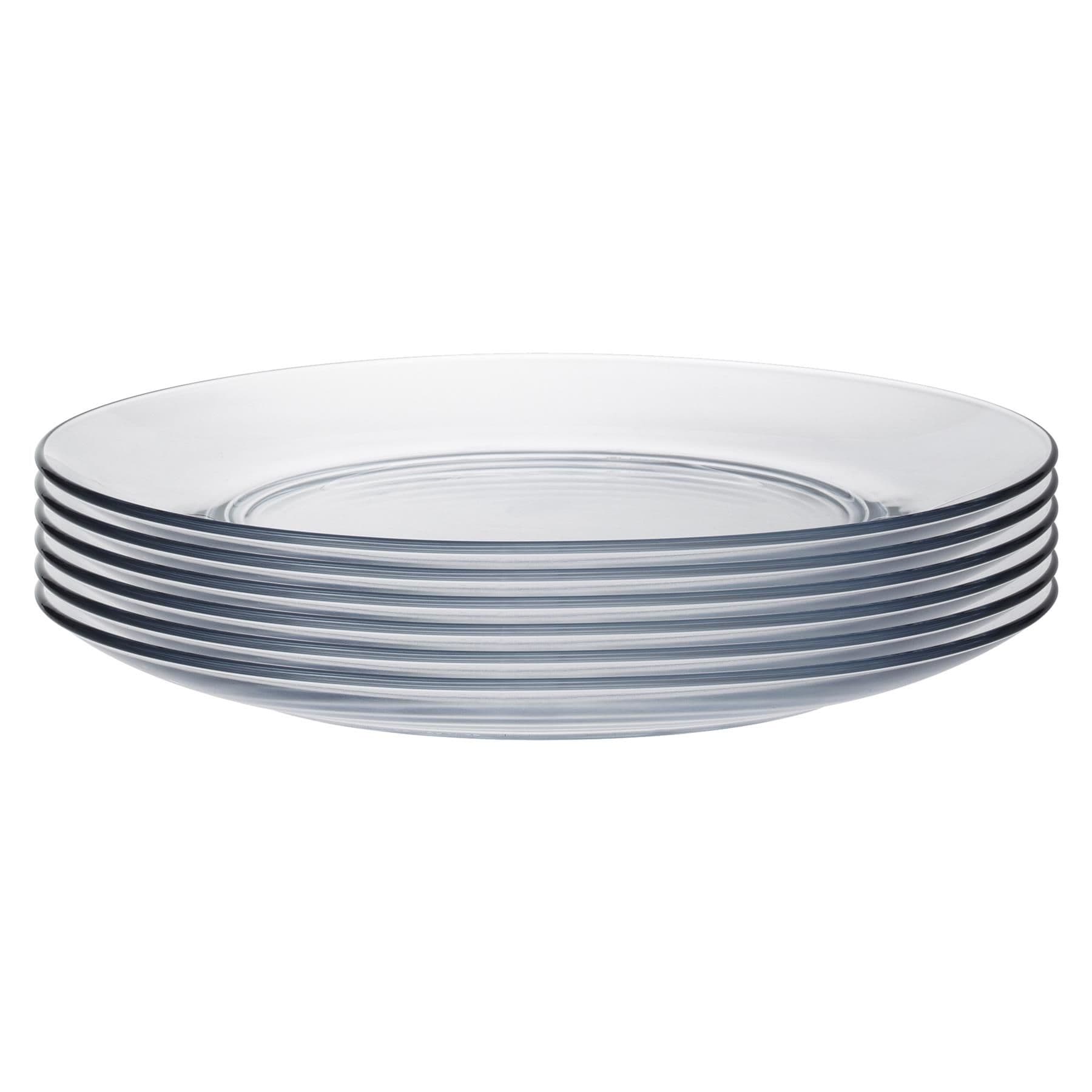 Lys Glass Dinner Plates - 235mm - Pack of 12