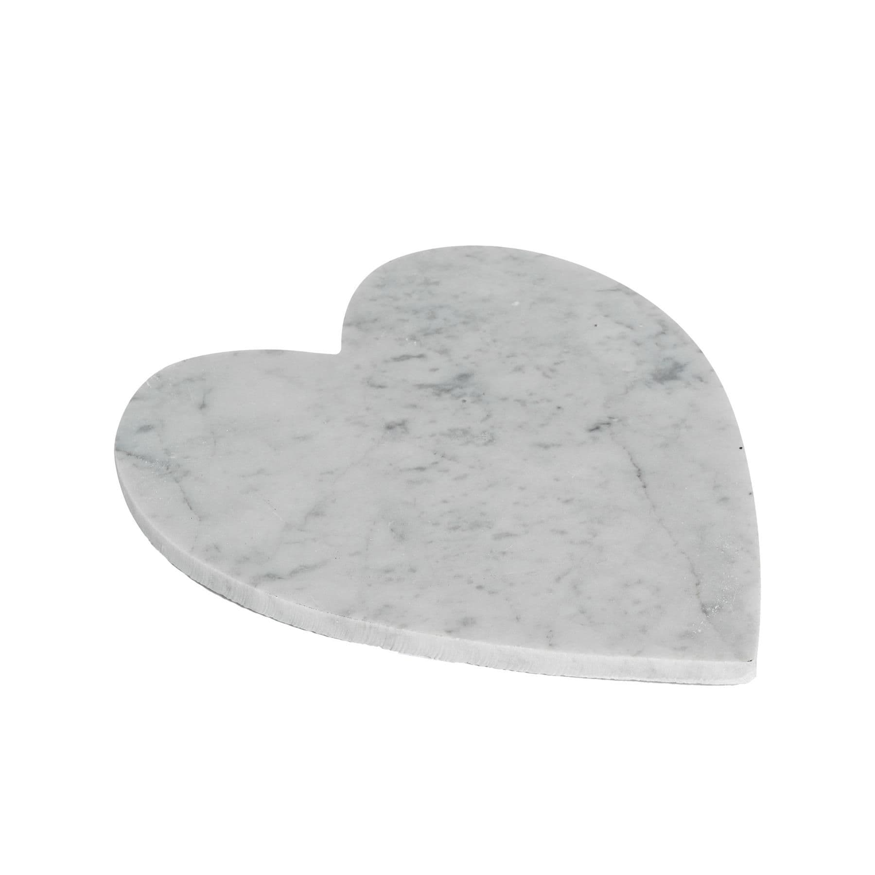 Heart Marble Serving Platter 23 x 27cm