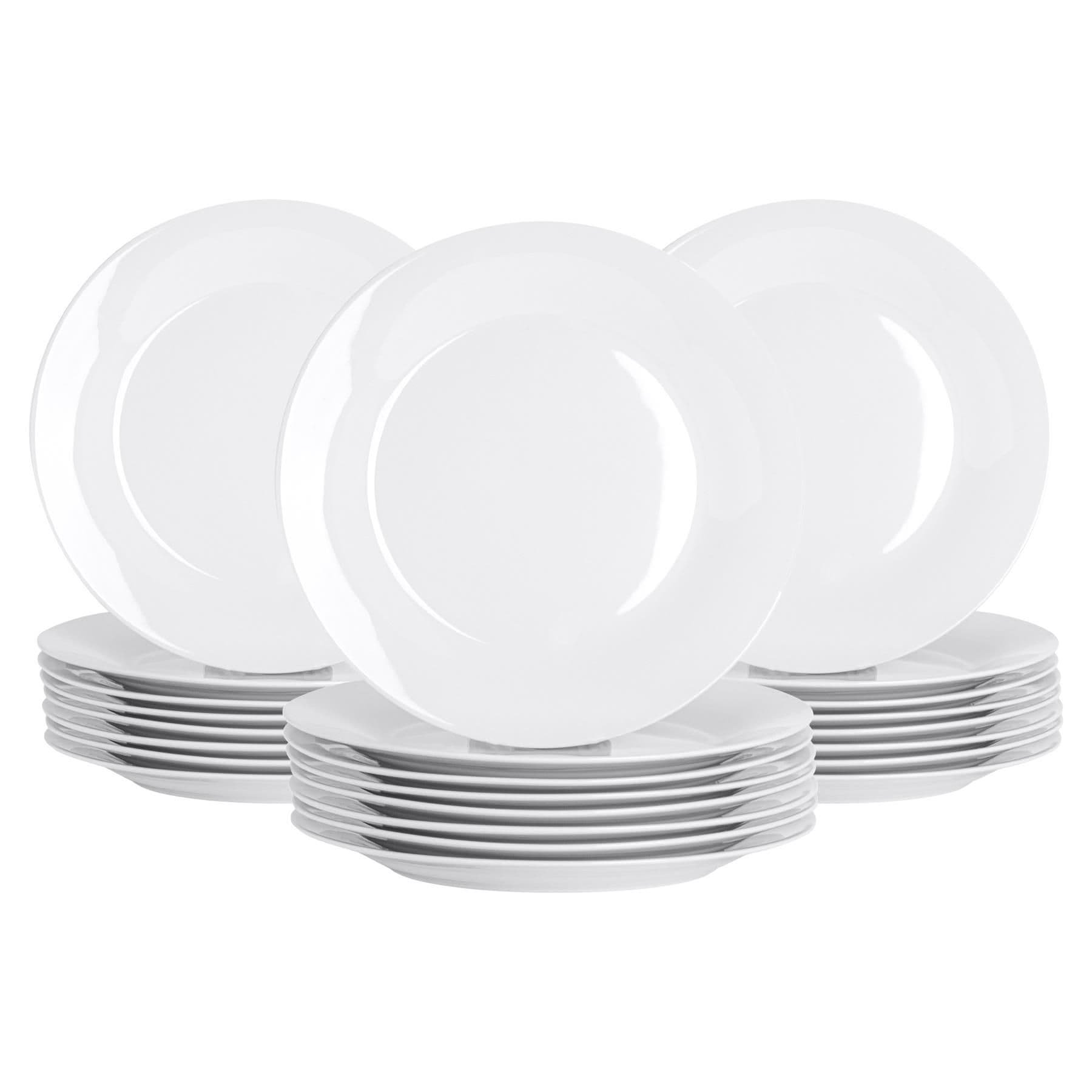 Classic White Dinner Plates - 27cm - Pack of 24
