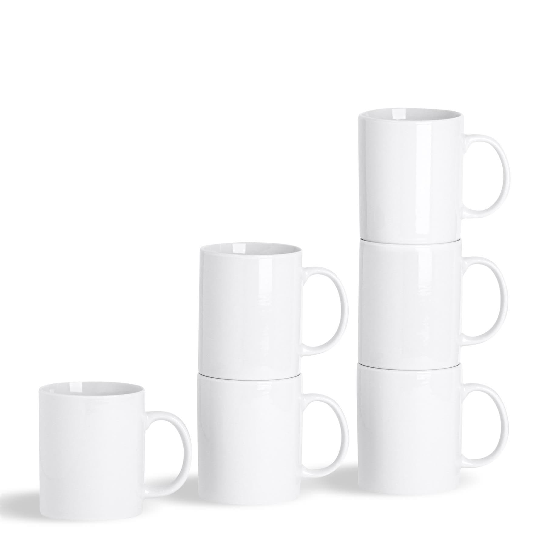 Classic White Mugs - 285ml - Pack of 12