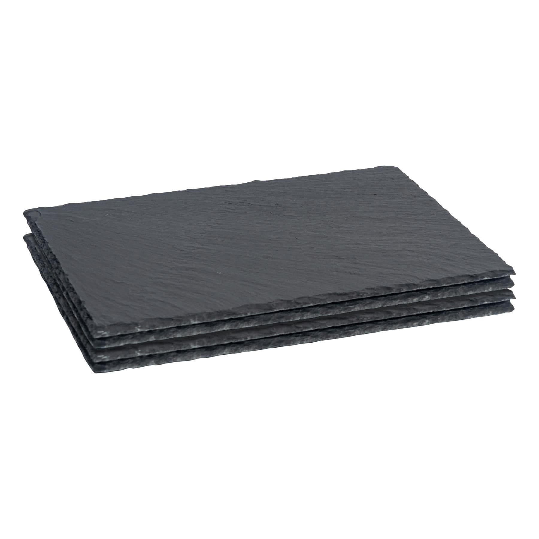 Rectangle Slate Placemats 30 x 20cm Pack of 4