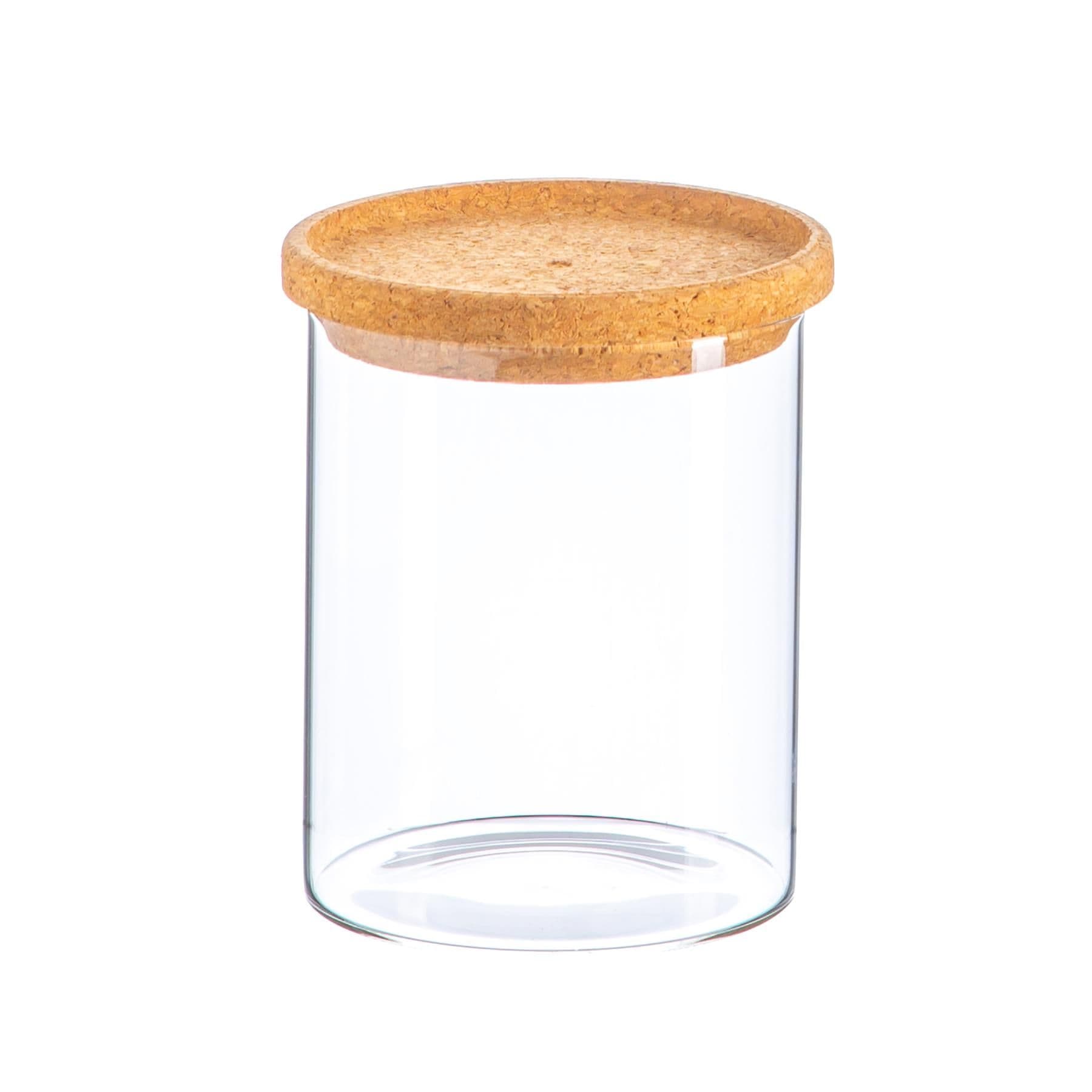 Scandi Storage Jar with Cork Lid 750ml