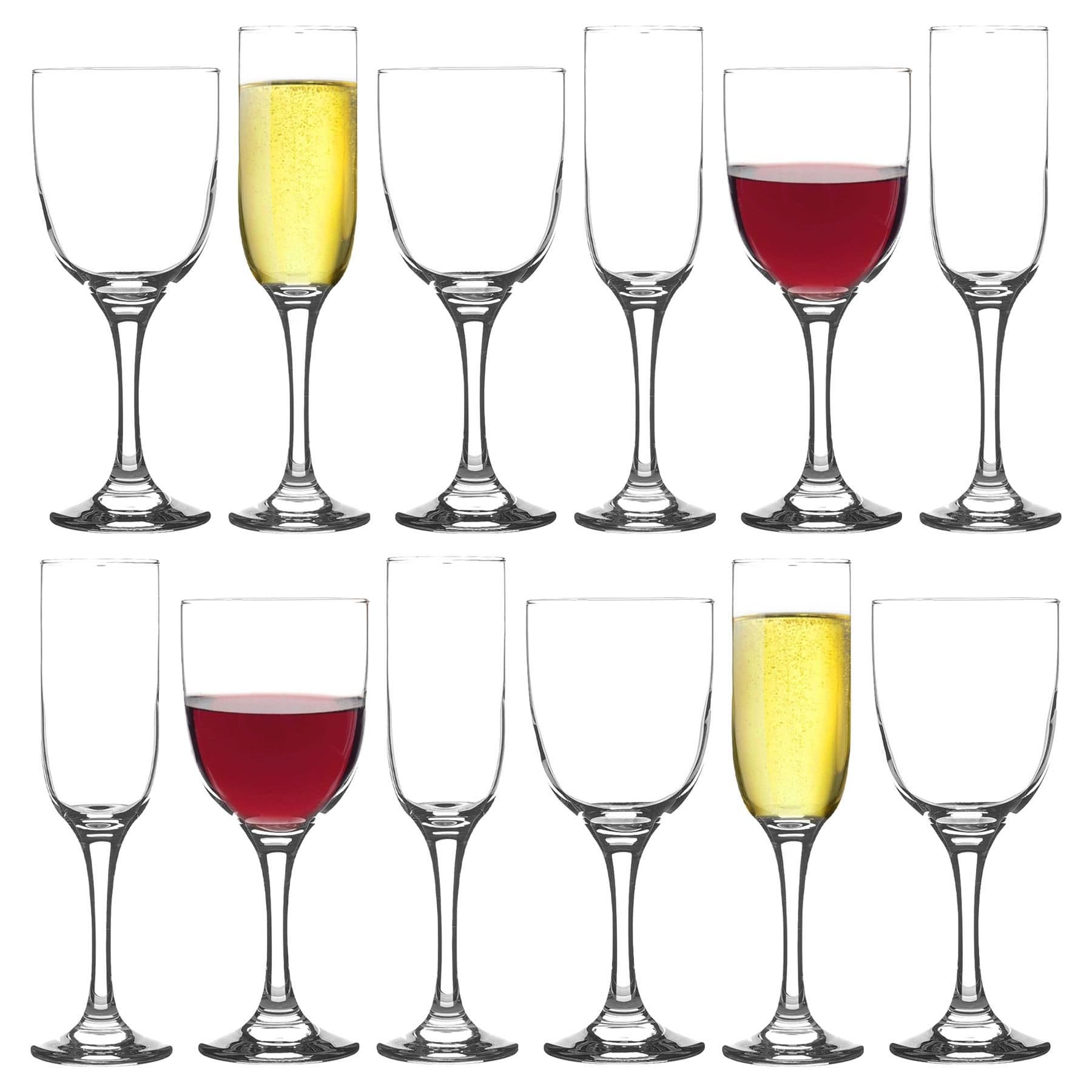 Tokyo Stemware 12 Piece Set - Clear