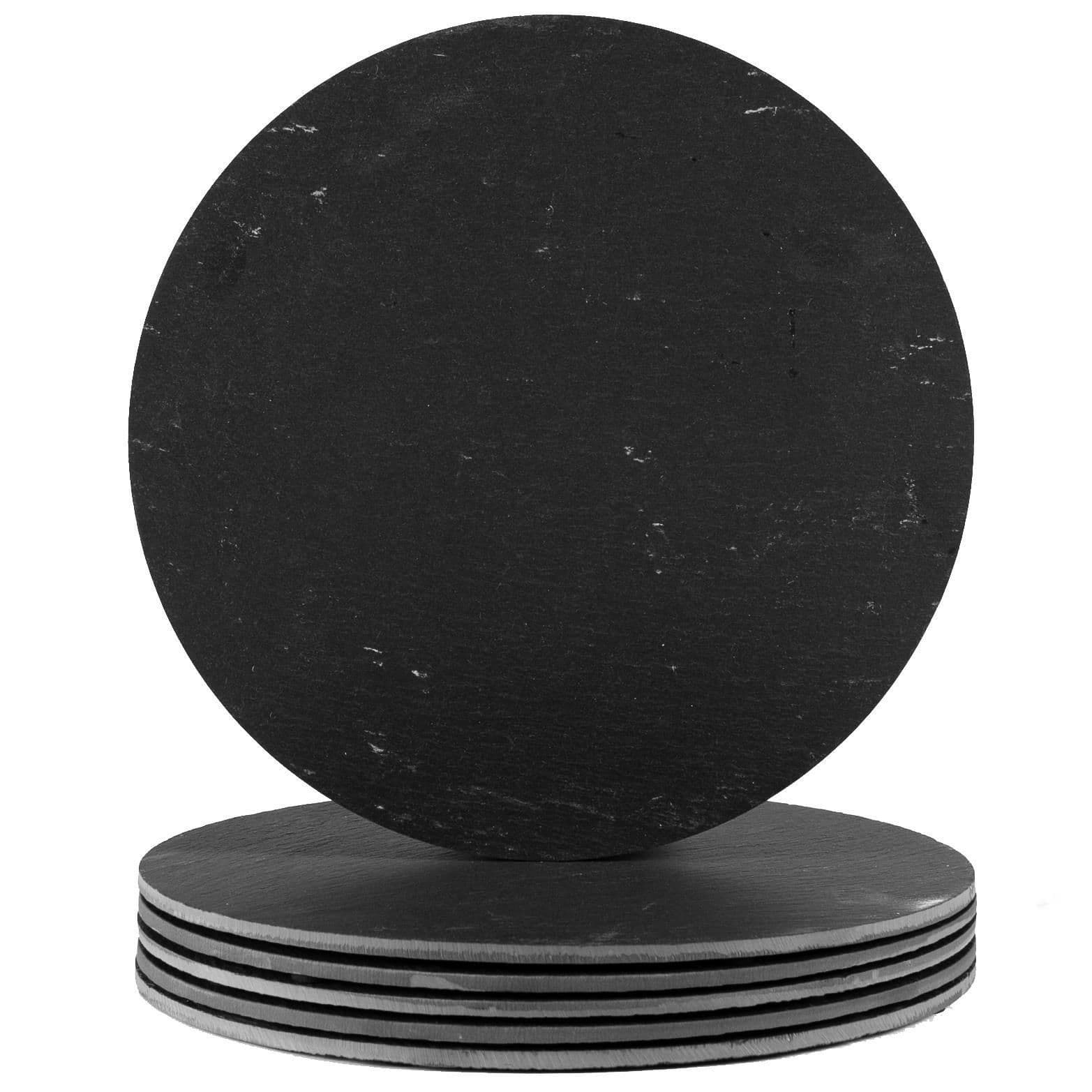 Linea Round Slate Placemats 30cm Pack of 6