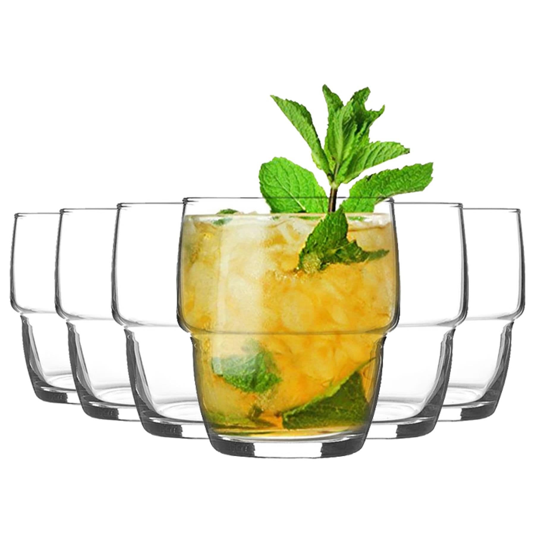 Apilado Stacking Whisky Glasses - 285ml - Pack of 6