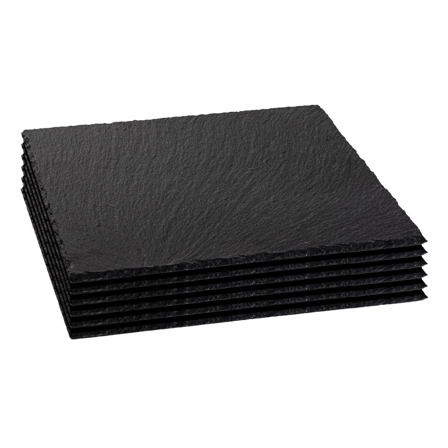 Square Slate Placemats 33cm Pack of 6