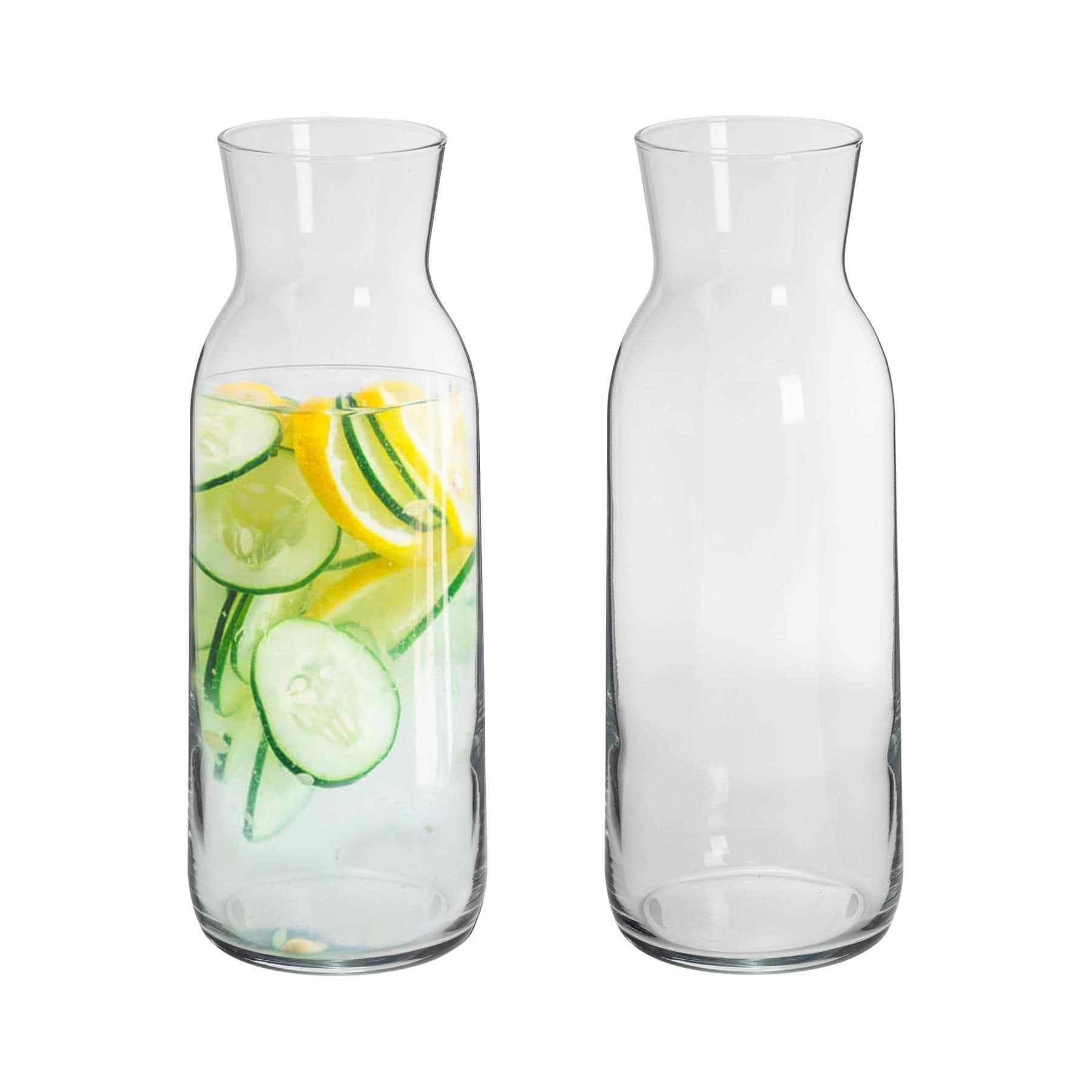 Brocca Glass Carafes - 1.2 Litre - Pack of 2