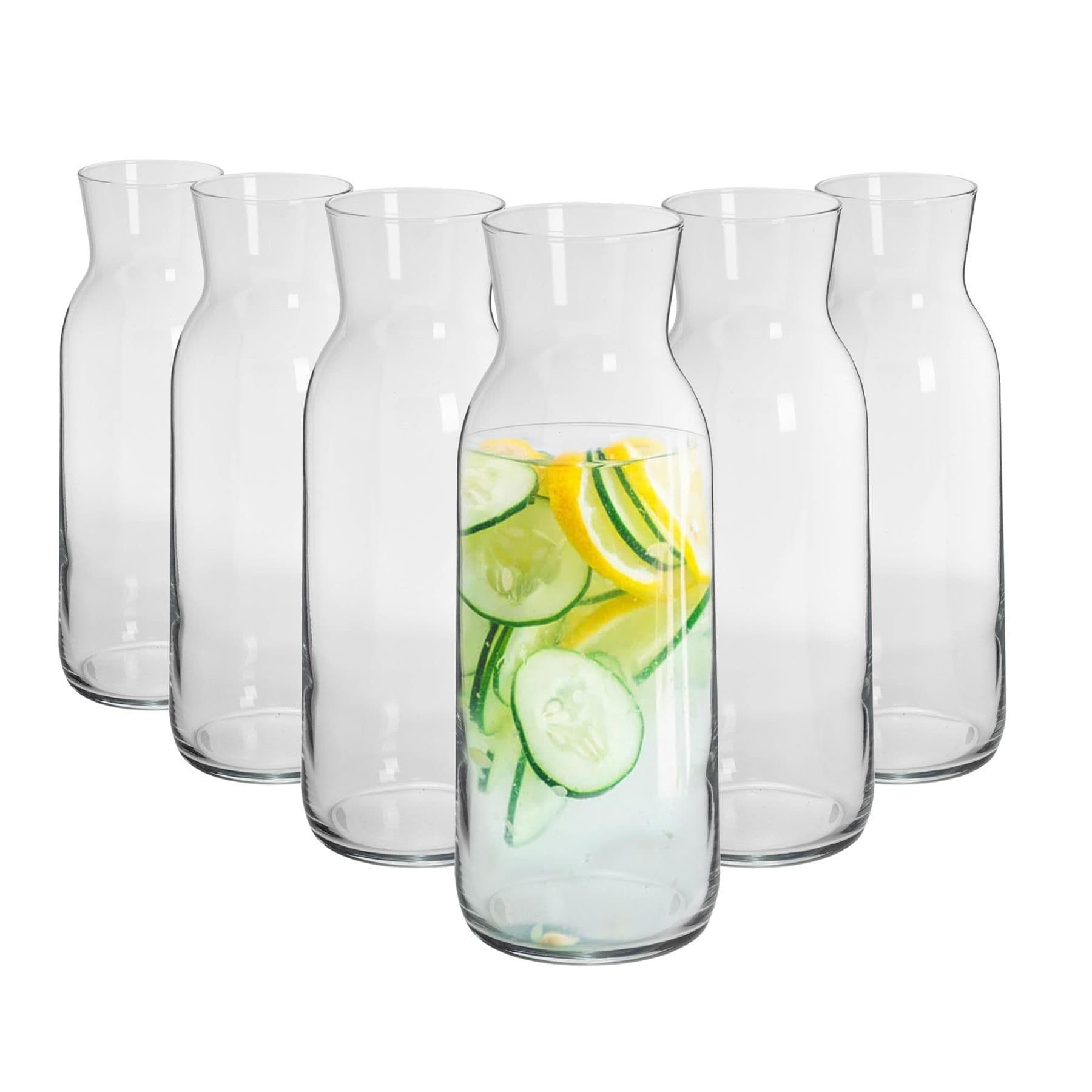 Brocca Glass Carafes - 1.2 Litre - Pack of 6