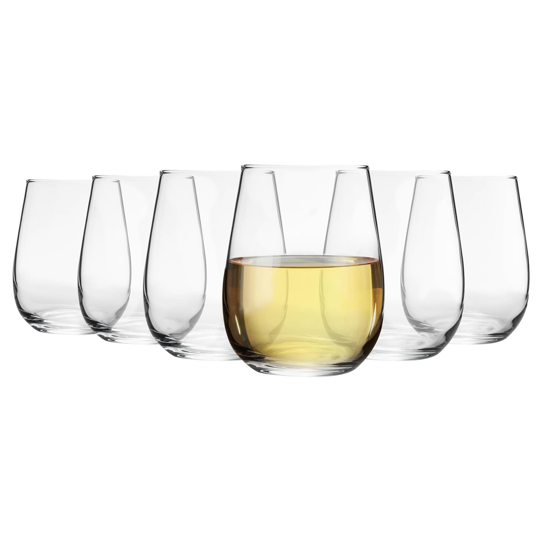 Corto Stemless Wine Glasses - 360ml - Pack of 6