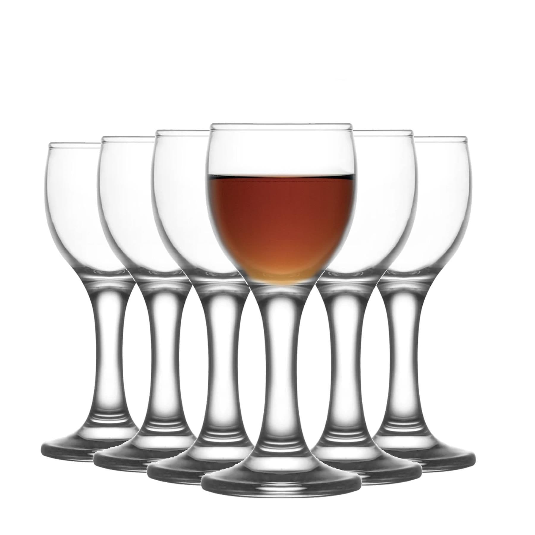 Misket Sherry Glasses - 55ml - Clear - Pack of 12
