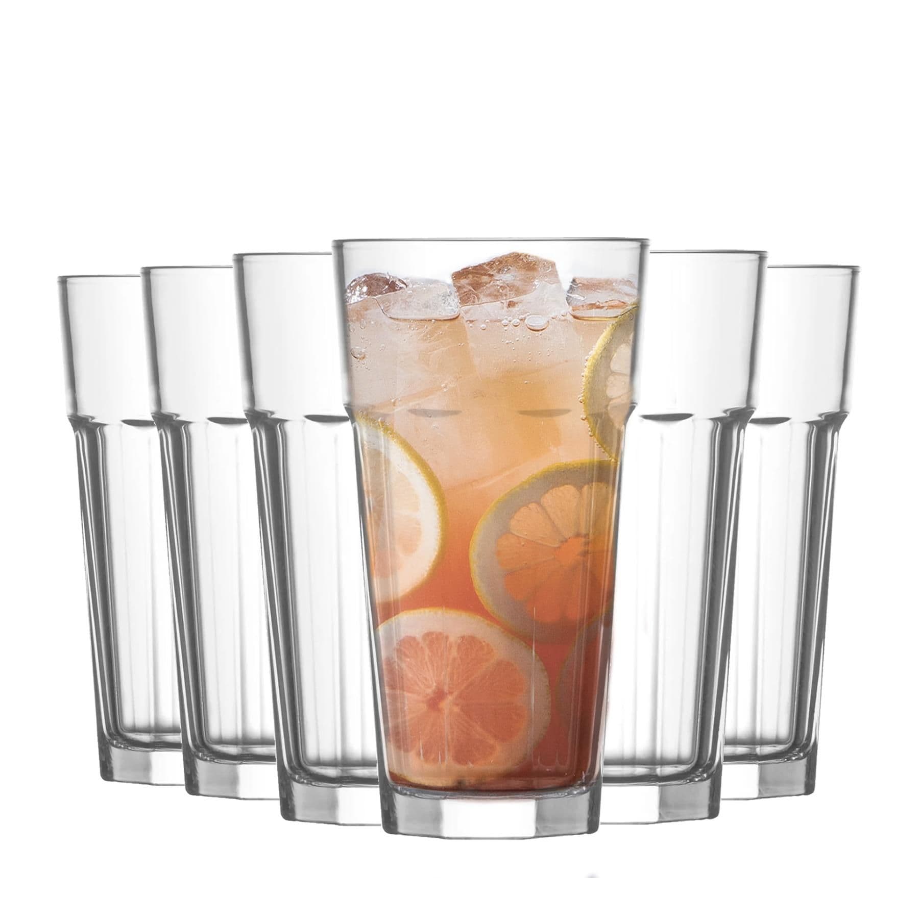Aras Highball Glasses - 360ml - Clear - Pack of 12