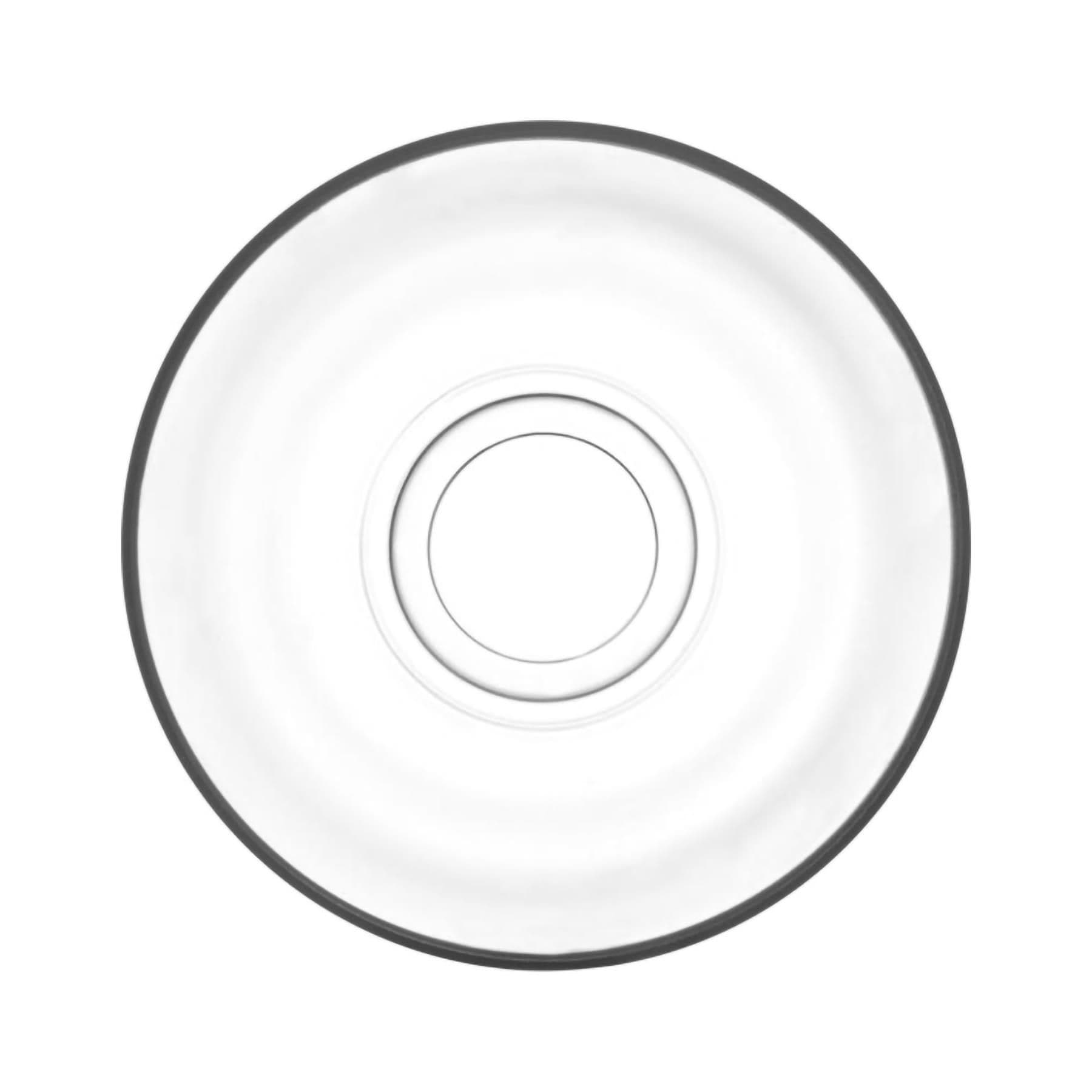 Turkish Tea Glass Saucers - 10cm - Clear - Pack of 12