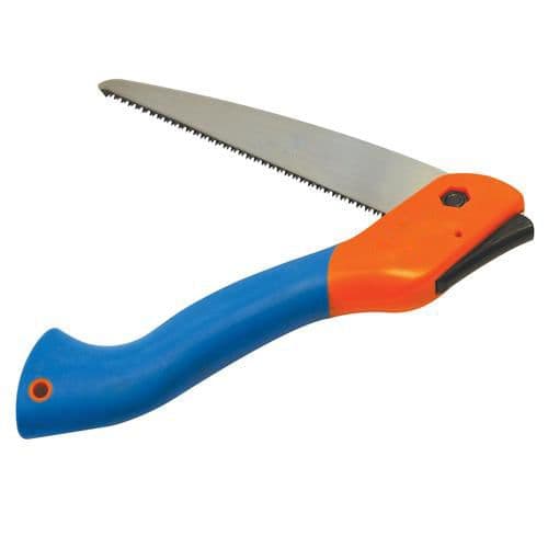 Tri Cut Folding Saw Garden Bush Branch Twig Cutting Tool Allotment Plant Cutter