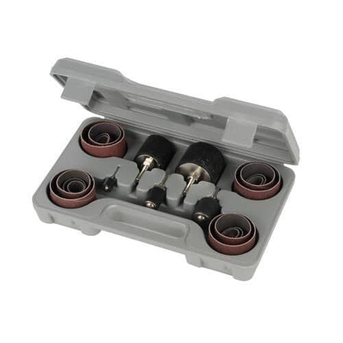 13mm 50mm 80 Grit Drum Sanding Kit 20 Sleeves Spindle Power Drills
