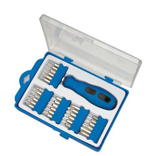 31 Piece Screwdriver Bit Set Slotted Philips PZD Torx Hex