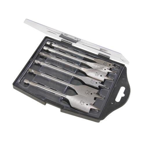 6 Piece 10mm 32mm Flat Wood Drill Bit Set Hex Shank Hard Soft Wood