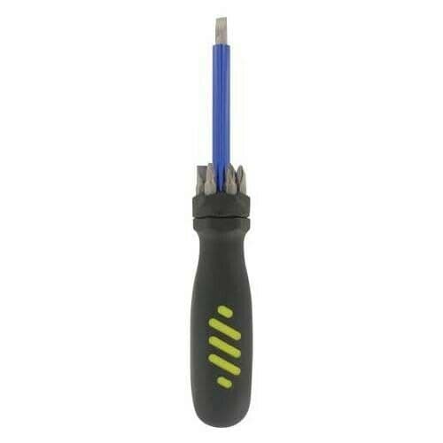 8 1 Extending Magnetic 7 Bit Screwdriver Set Slotted Phillips & Pozidriv