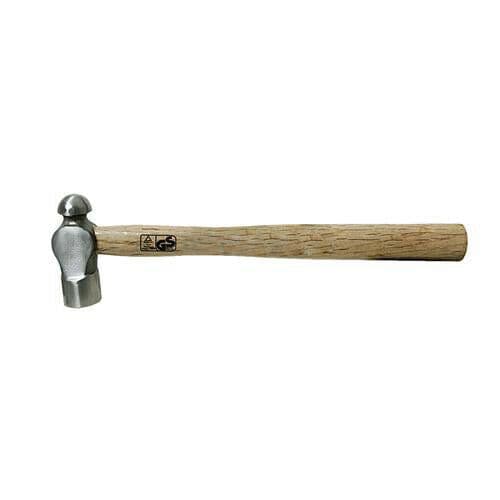 Hardwood Ball Pein Hammer Striking Shaping Metal Wooden Shaft & Steel Head