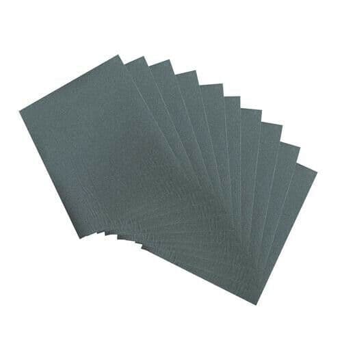 QTY 10 120 Grit Wet & Dry Sheets Abrasive Sandpaper Metal Varnish Sanding