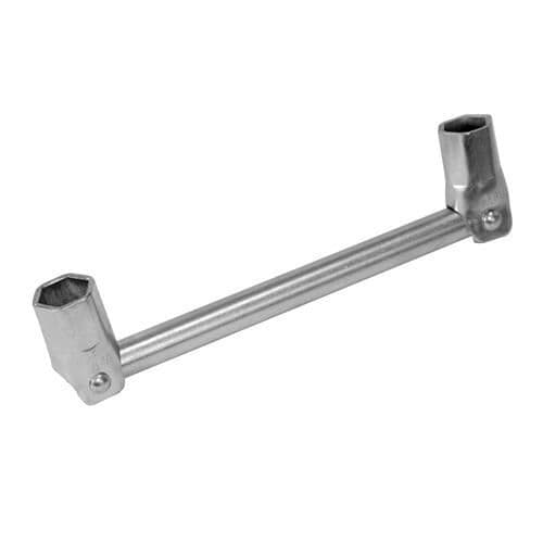Double Ended Scaffold Spanner 7 18 inch & 1 2" inch Hardened Carbon Steel