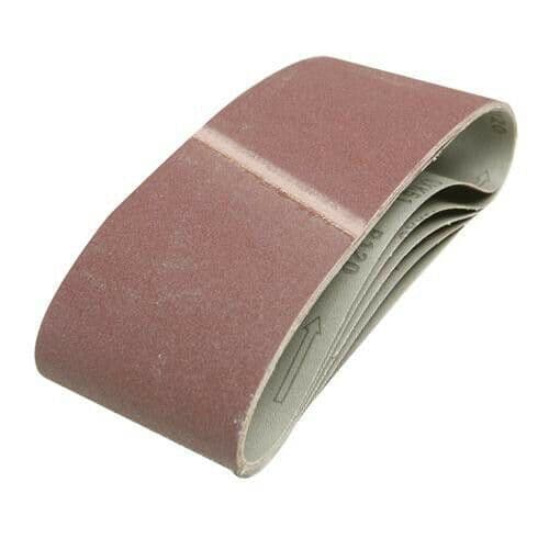 QTY 5 Sanding Belts 100mm x 610mm 60 Grit Belt Sanders