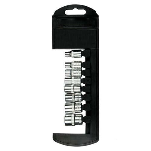 8 Piece ¼" Drive Set Chrome Vanadium Socket Kit Hex Allen Metric Inch