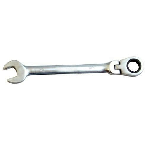 8mm Flexible Ratchet Ring Spanner Pivot Metric Car Lorry Garage Handy Tool