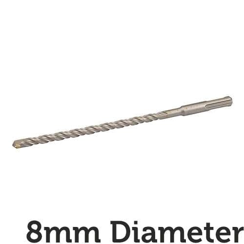 PRO 8mm x 210mm SDS Plus Masonry Drill Bit Tungsten Carbide Cutting Head Tip
