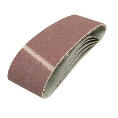 QTY 5 75mm x 533mm Sanding Sheets 40 Grit Sheets Belt Sander