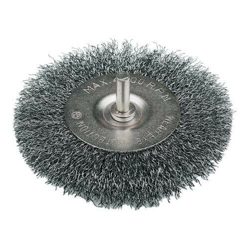 50mm Rotary Wire Wheel Brush 6mm Arbor Power Drill Bit Clean Stone Metal