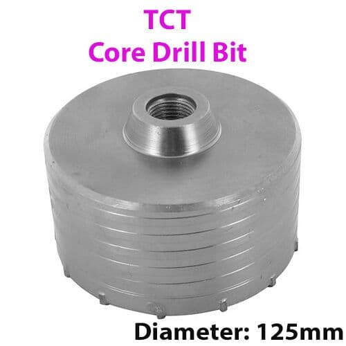 PRO 125mm TCT Core Drill Bit Tile Marble Glass Brick Hole Saw Cutter