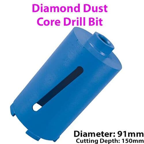 91mm x 150mm Diamond Core Drill Bit Hole Cutter Brick Wall Concrete Block