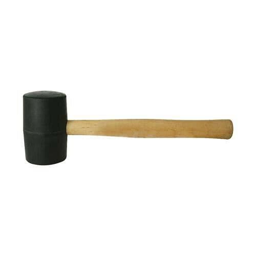 Rubber Mallet Hardwood Shaft Camping
