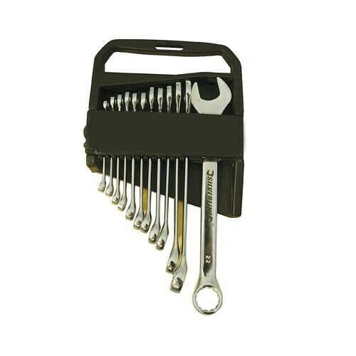 12 Piece 6mm 22mm Combination Spanner Set Plastic Storage Case