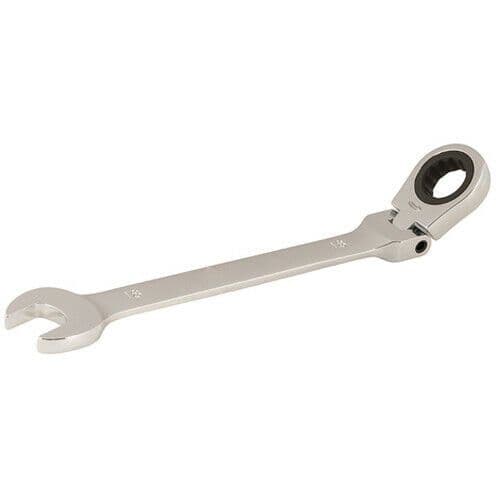 18mm Flexible Ratchet Ring Spanner Pivot Metric Car Lorry Garage Handy Tool