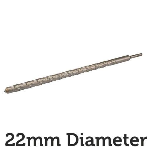 PRO 22mm x 460mm SDS Plus Masonry Drill Bit Tungsten Carbide Cutting Head Tip