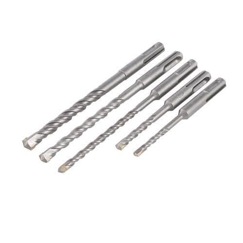 5 Piece 5mm 10mm SDS Plus Masonry Drill Bit Set Strong Cutting Head Tip Kit