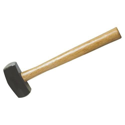 Hardwood Sledge Hammer Short Handled Forged Steel Head Hardwood Shaft