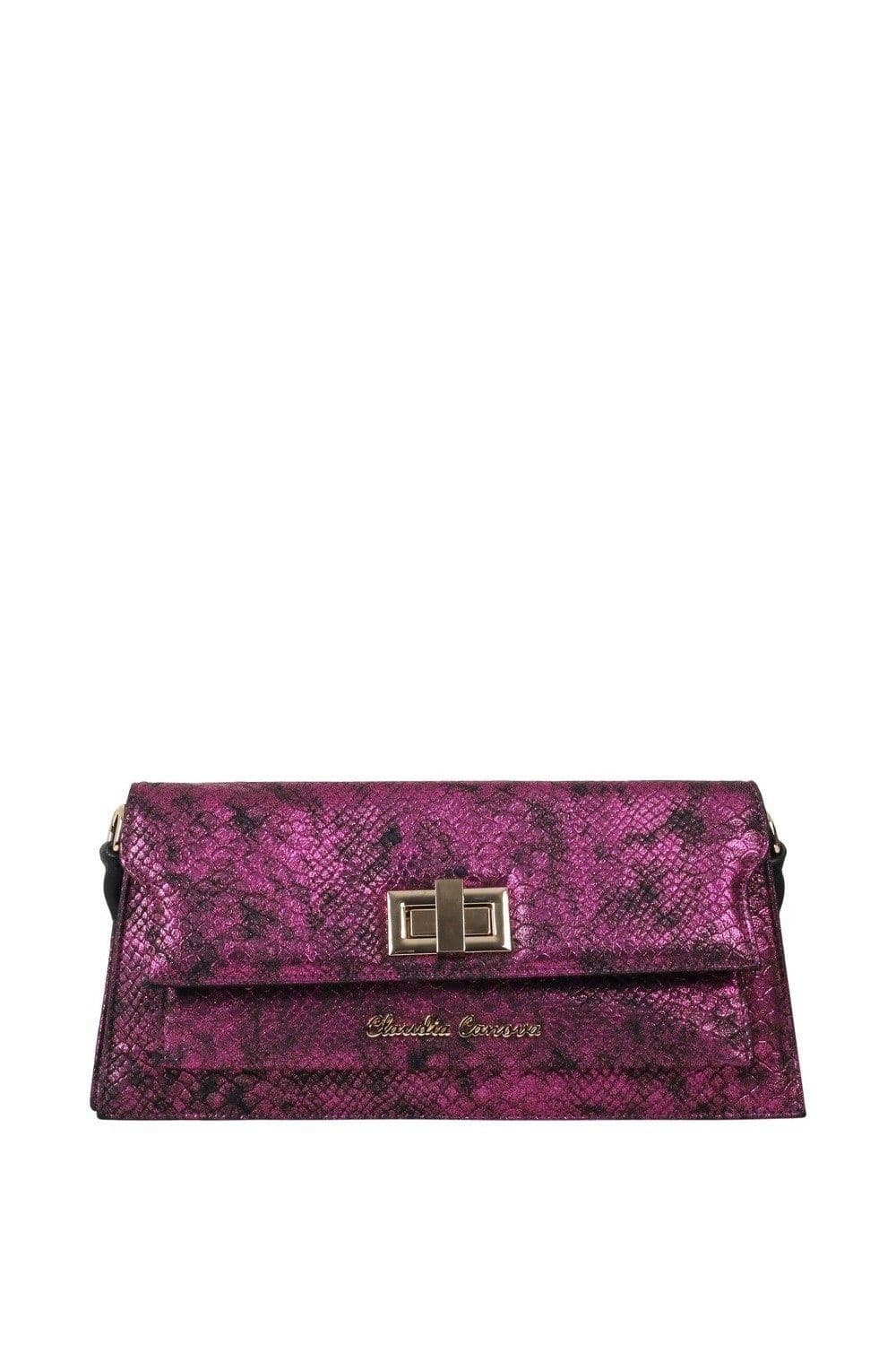 Snake Clutch Shoulder Bag