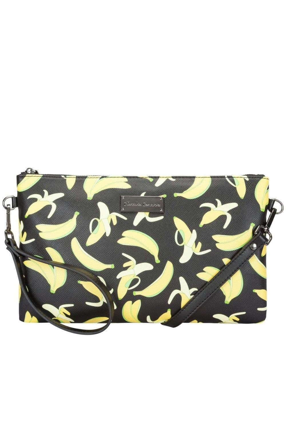 Banana Print Crossbody Clutch