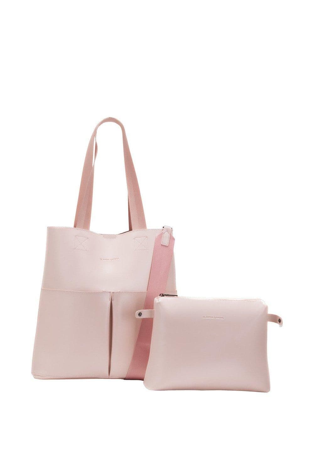 Eugenia Twin Strap Twin Pocket Tote Bag