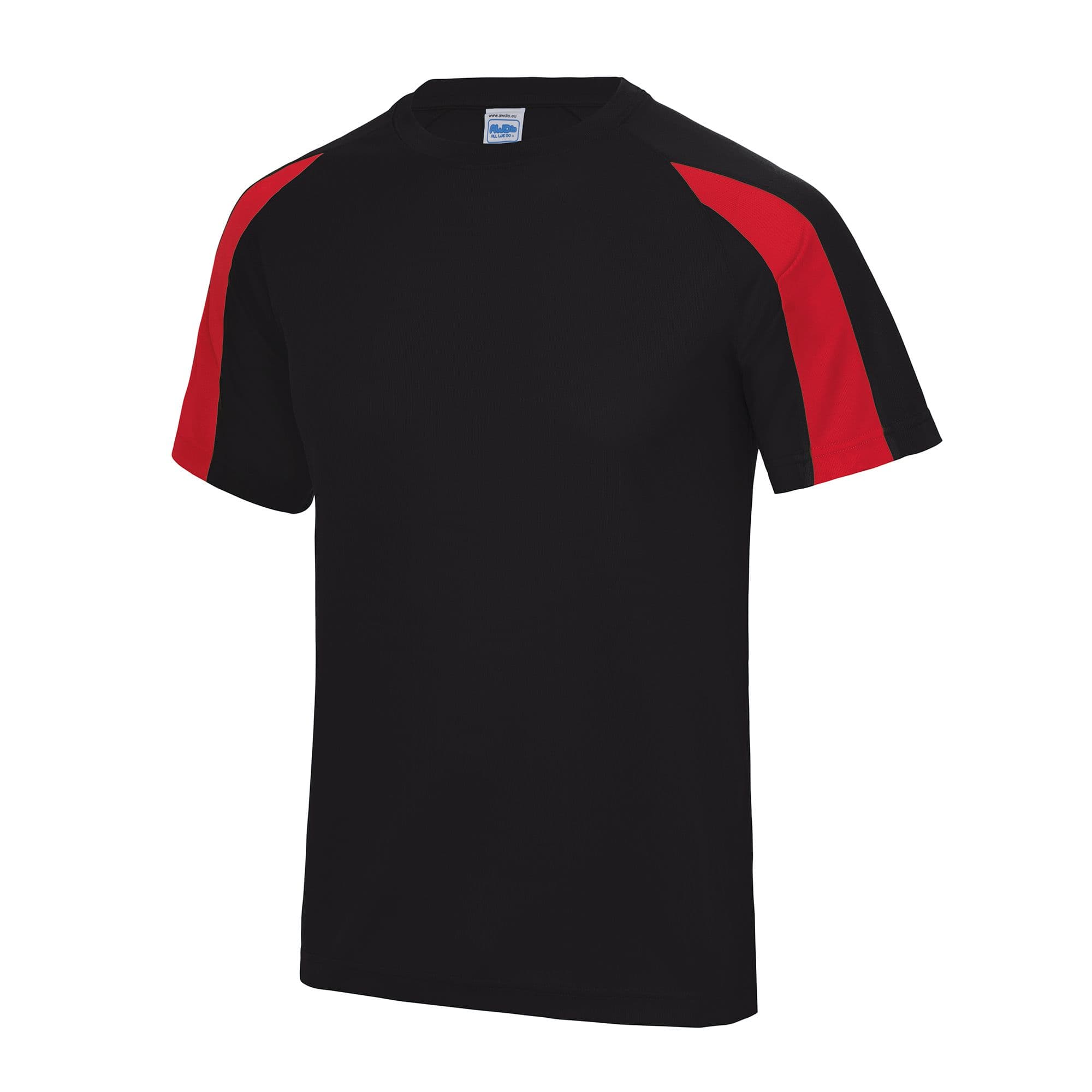 Contrast Sports Plain T Shirt