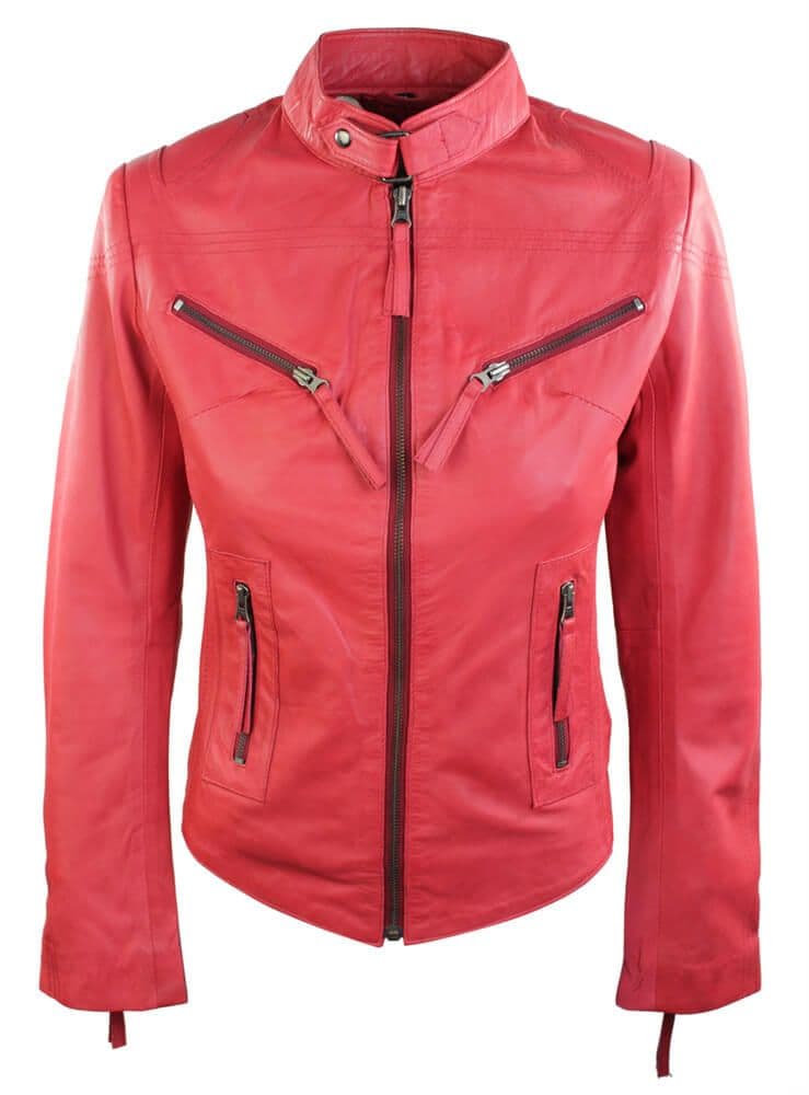 Real Leather Vintage Slim Fit Biker Jacket