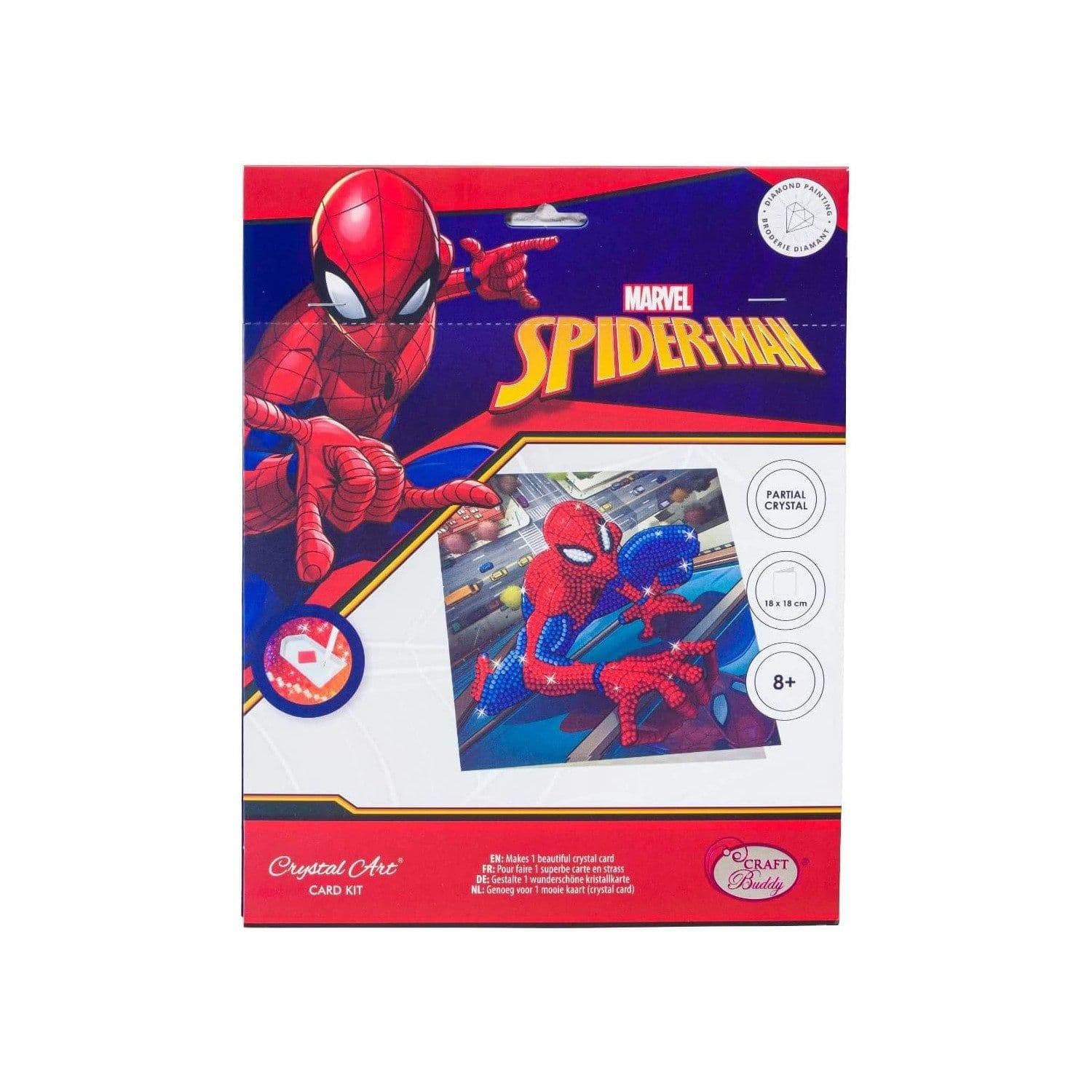 Spiderman 18X18Cm Card