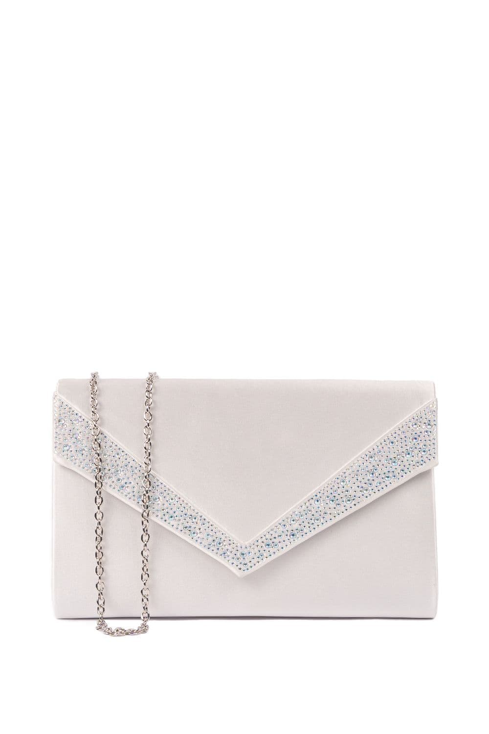 Satin 'Delaney' Clutch Bag