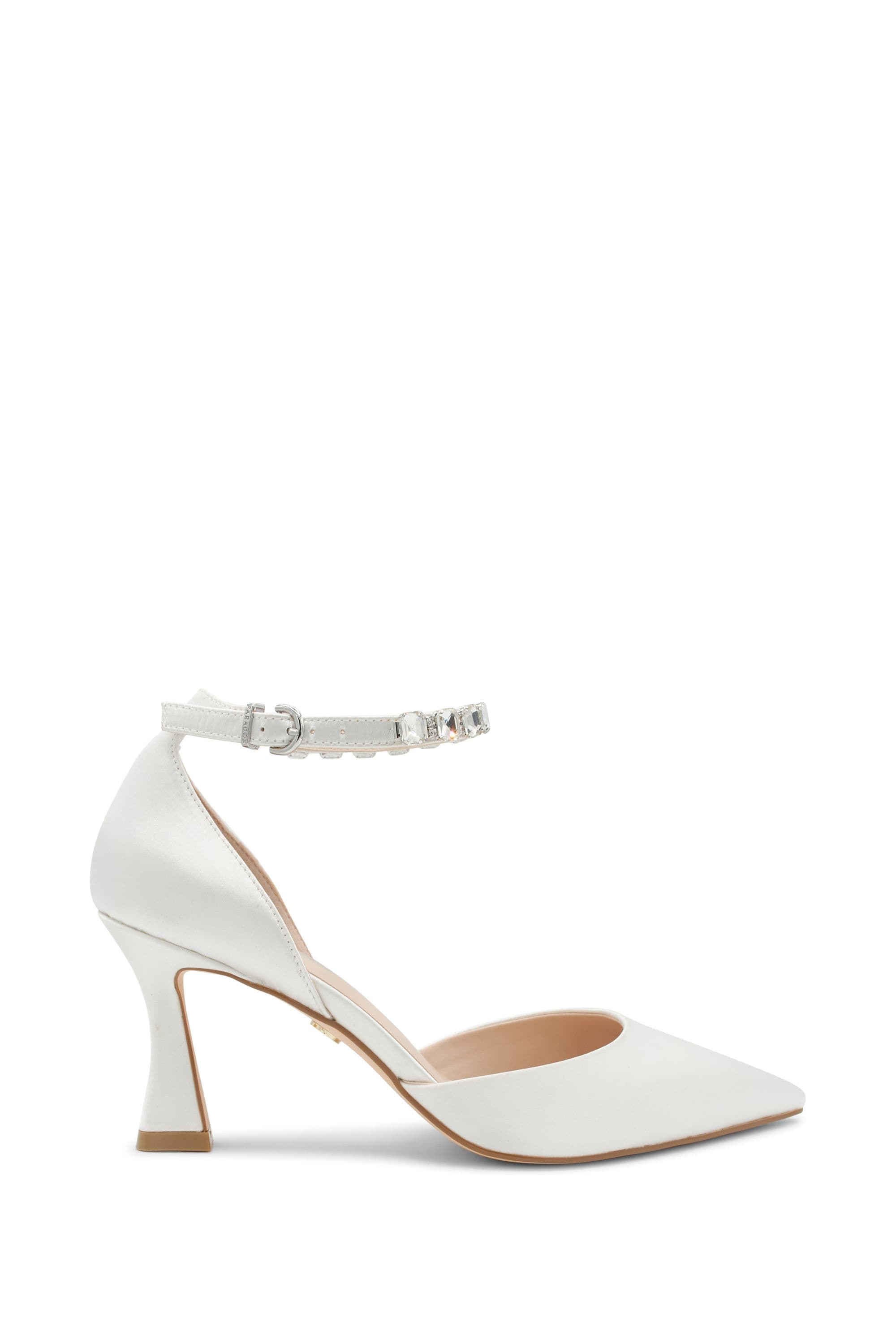 Paradox London Women's 'Cressida' Wedding Heel Court Shoes in Ivory | Size: 4