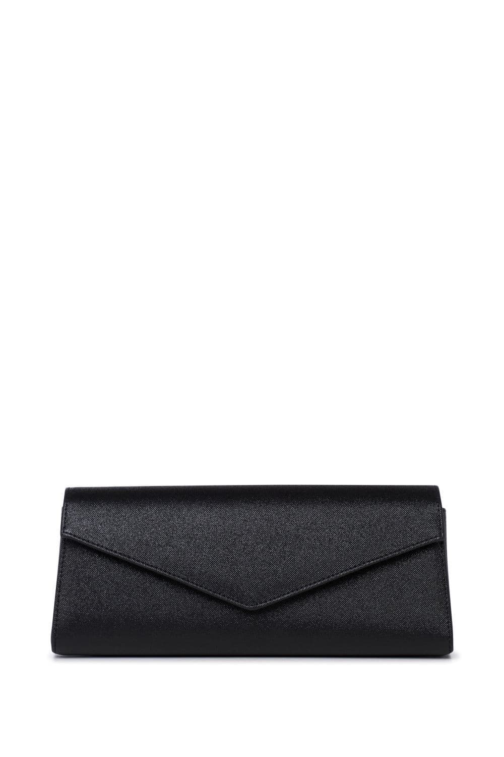 Paradox London Women's Glitter 'Daryna' Clutch Bag in Black